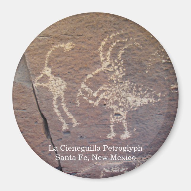 La Cieneguilla Petroglyph Magnet (Front)