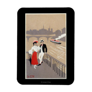 La Cite Art Deco Scene Magnet