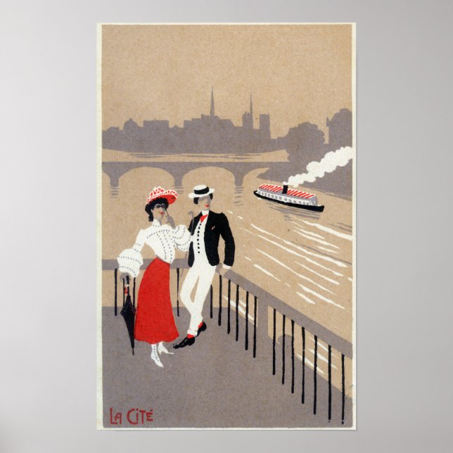 La Cite Art Deco Scene Poster (Front)