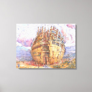 La citta' sferica canvas print