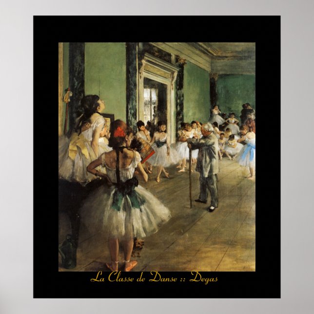 La Classe de Danse Degas Poster (Front)