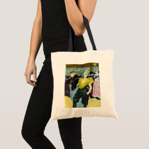 La Clownesse (Clown) Cha-U-Kao by Toulouse Lautrec Tote Bag