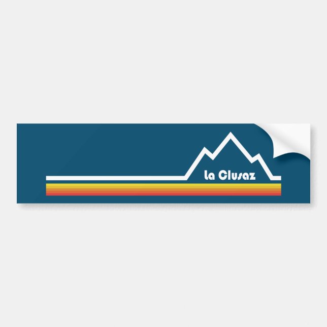 La Clusaz France Bumper Sticker (Front)