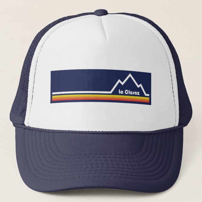 La Clusaz France Trucker Hat (Front)