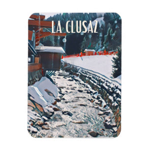 La Clusaz Station de ski  Magnet