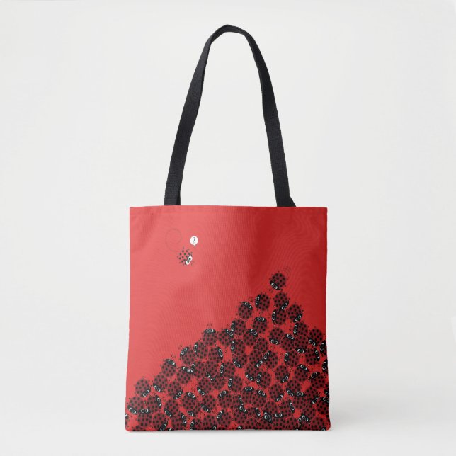 La Coccinelle - a crowded place? Tote Bag (Front)