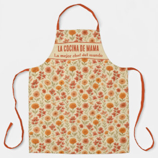 "La Cocina de Mamá" Gift for Mexican mum Apron