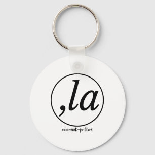 La Coconut Pilled Kamala Harris Women Key Ring