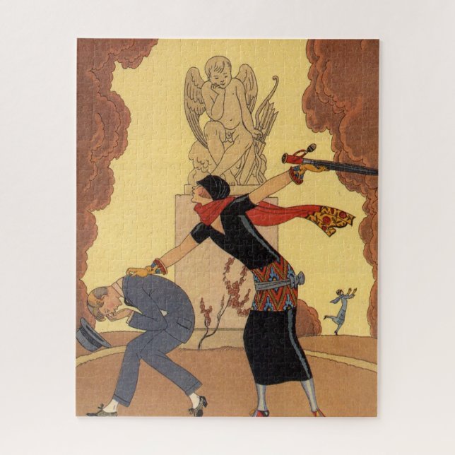 La Colere by George Barbier Jigsaw Puzzle (Vertical)