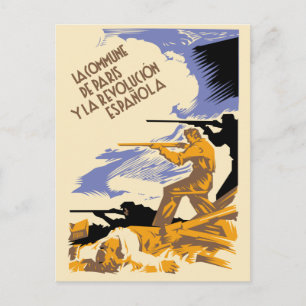 La Commune de Paris Y La Revolucion Espanola Postcard