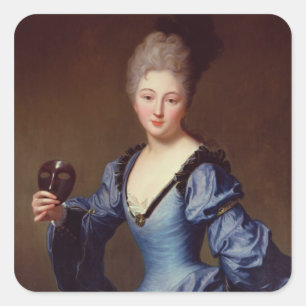 La Comtesse de Bersac Square Sticker