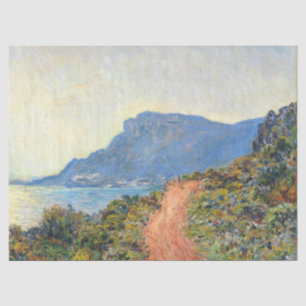 La Corniche near Monaco by Claude Monet Tissue Paper