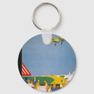 La Cote Basque Par Avion Key Ring