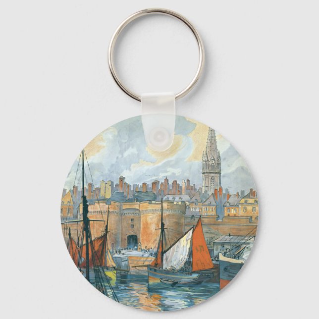 La Côte d' Émeraude Key Ring (Front)