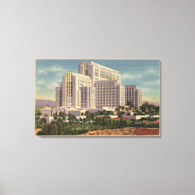 LA County General Hospital Canvas Print (Front)