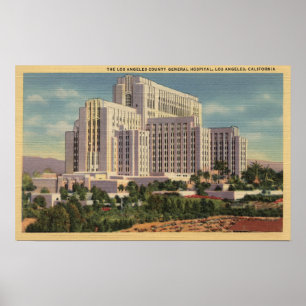 LA County General Hospital Poster