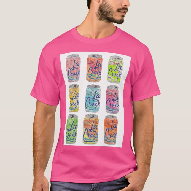 La Croi Cans retro T-Shirt (Front)