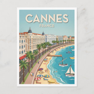 La Croisette Cannes France Postcard