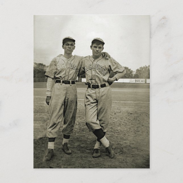 La Crosse Wisconsin Baseball Vintage Photograph Postcard (Front)