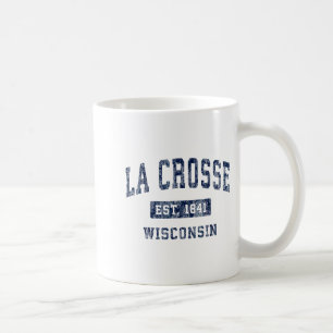 La Crosse Wisconsin Wi Vintage Established Sports Coffee Mug