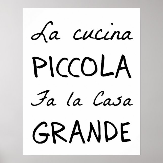 La Cucina (The Kitchen) Poster (Front)