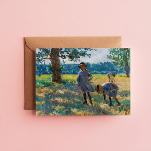 La Cueillette des Fleurs   Henri Lebasque Card