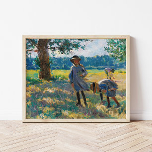 La Cueillette des Fleurs   Henri Lebasque Poster