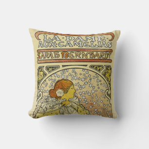 La Dame aux Camelias Cushion
