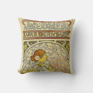 La Dame aux Camelias Cushion