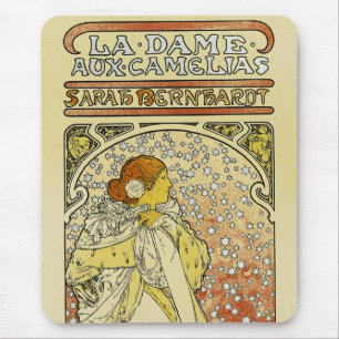La Dame aux Camelias Mouse Mat