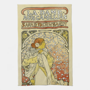 La Dame aux Camelias Tea Towel