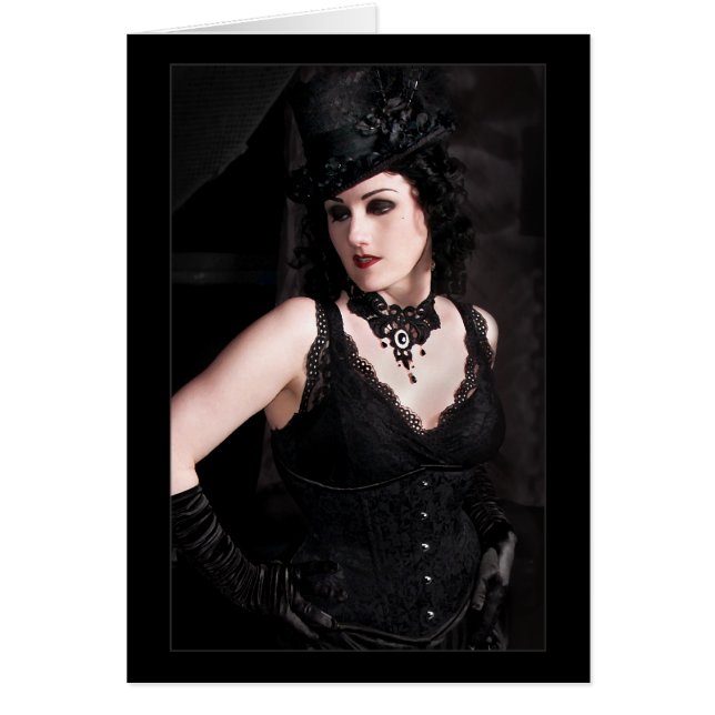 La Dame Noire - Card (Customise) (Front)