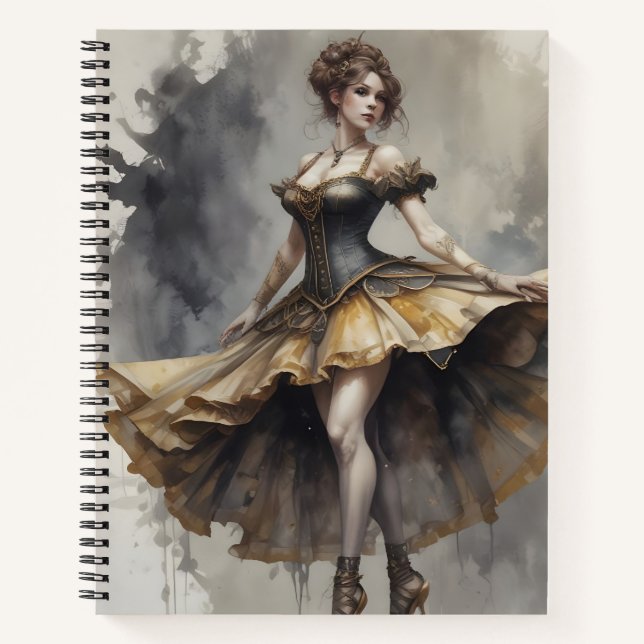 La Danza de los Engranajes Notebook (Front)