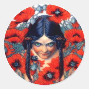 La Destruction Classic Round Sticker