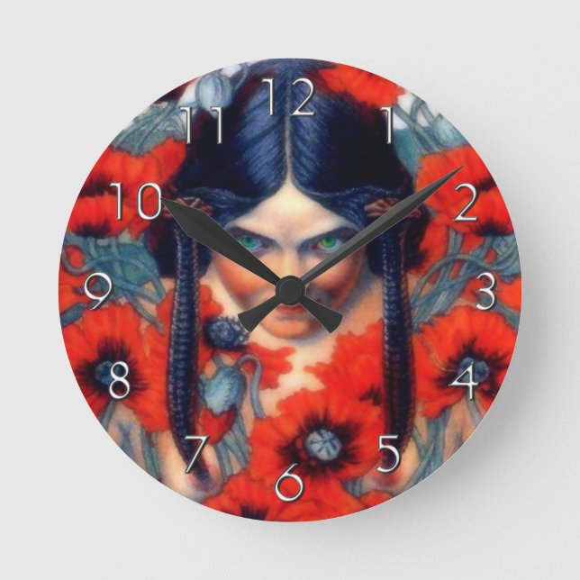 La Destruction Round Clock (Front)