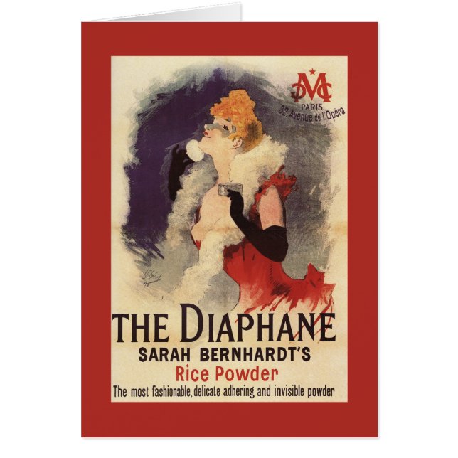 La Diaphane Woman Powdering Face Promo Poster (Front)