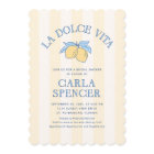 La Dolce Vita Amalfi Lemon Bridal Shower
