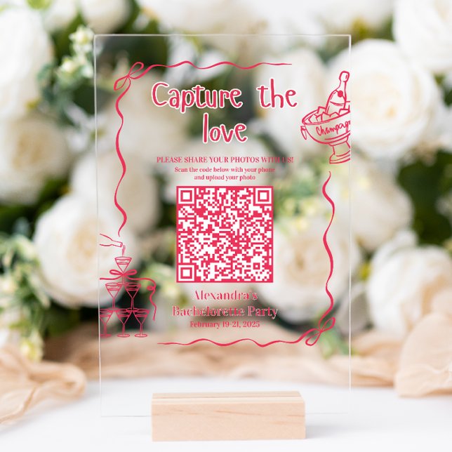 La Dolce Vita Bachelorette Weekend Acrylic Sign (Creator Uploaded)