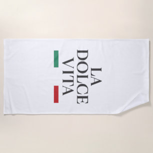 La Dolce Vita Beach Towel – Italian Summer 