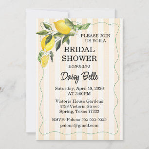 La Dolce Vita Bridal Shower Invitation