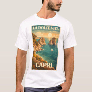 La Dolce Vita Capri Vintage Travel T-Shirt