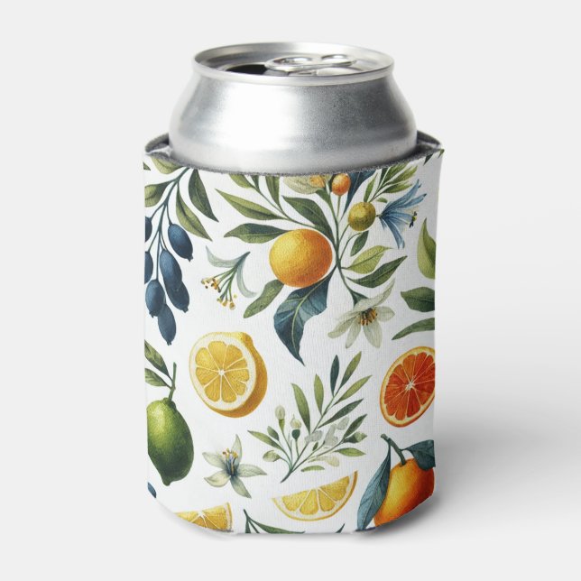 La Dolce Vita Citrus Vibrant Mediterranean Style Can Cooler (Can Front)