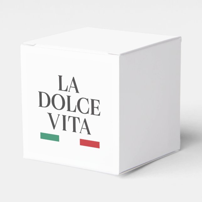 La Dolce Vita Favour Box  (Front Side)