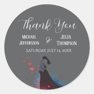 La Dolce Vita French Inspiration Classic 1940s  Classic Round Sticker