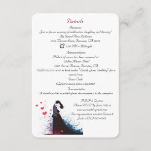 La Dolce Vita French Inspiration Classic 1940s Enclosure Card