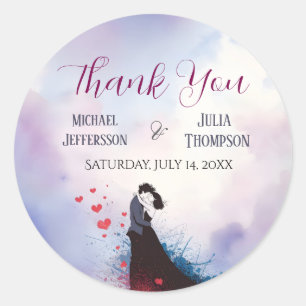 La Dolce Vita French Inspiration Classic 1940s  Round Sticker