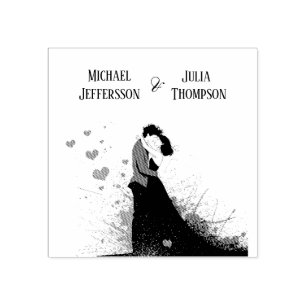 La Dolce Vita French Inspiration Classic 1940s  Rubber Stamp