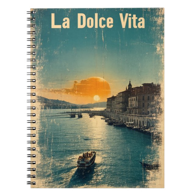 . La Dolce Vita - Inspired by 1960s Posters Notebook (Front)