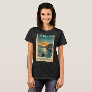 . La Dolce Vita - Inspired by 1960s Posters T-Shirt