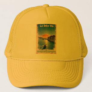 . La Dolce Vita - Inspired by 1960s Posters Trucker Hat